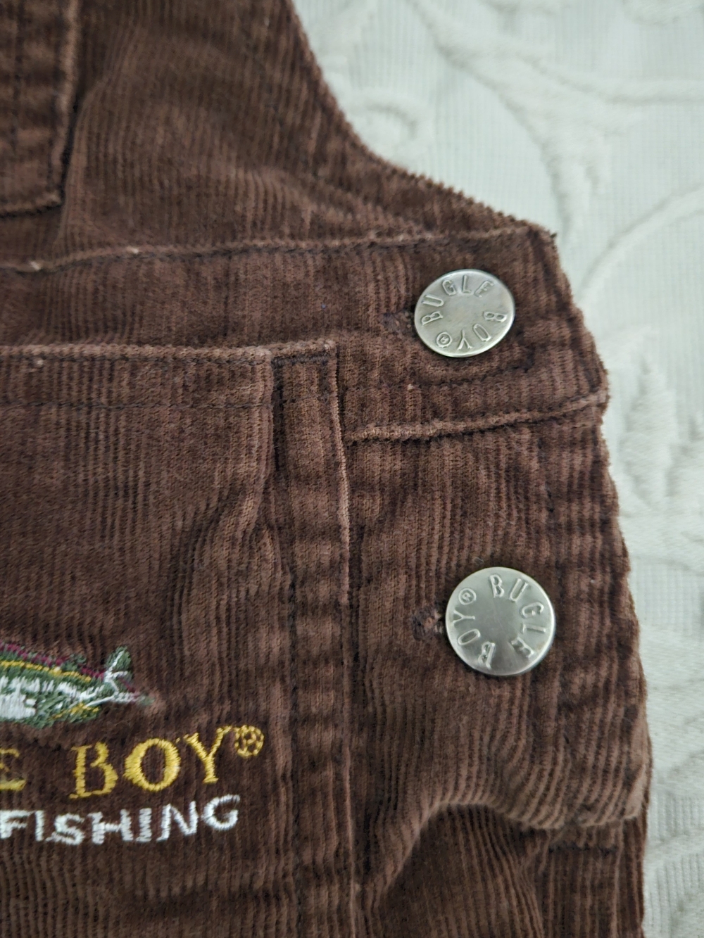 Bugle Boy Brown Corduroy Overalls - Kids - Picture 5 of 10